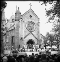 Biblical play at Ascension Day in Neuchatel 1943