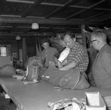 Preparations of the air rescue force in Kloten, 1956