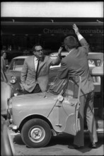 Squabble between car drivers