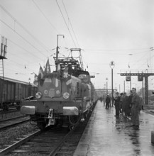 Electrification of the line Dole-Vallorbe-Pontarlier, 1958