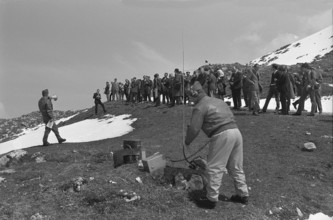Swiss air force, press conference, Alpnach 1970