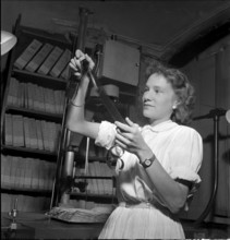 Photocopyist at the Canton Archives, 1949