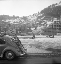 Helicopter in Engelberg, 1965