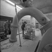 Grand Saint Bernard tunnel: turbine room 1963