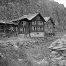 Göscheneralp before the construction of the dam; 1955