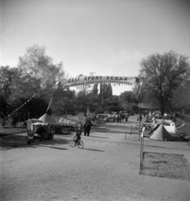 Camping exhibition from Zurich's sports shops, 1948
