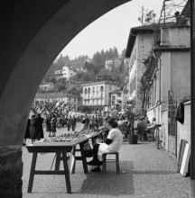 Market in Ascona, 1952