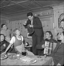 New Year's Eve party in Felsberg, Switzerland
