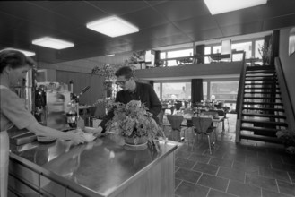 Indoor view of soldier's home Walenstadt 1967