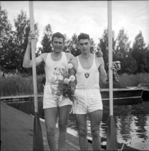 Olympic Games Helsinki 1952: Kurt Schmid and Hans Kalt