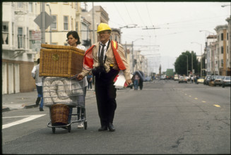 Homeless after eartquake in San Francisco 1989