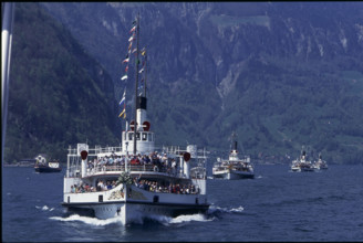 Paddle steamer Uri, Lake Lucerne 1994