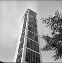 Tower of the Protestant Church Zurich-Altstetten 1965