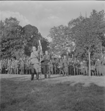 Soldiers swearing oath of allegiance; 1939