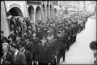 Civil servants at May Day demonstration in Berne 1963