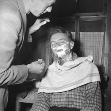 Prof. A. Bögli and Hölloch grottos explorers saved after 10 days, 1952