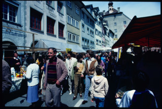 Old town market in Wil 1984