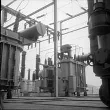 Transformer station, Wildegg-Brugg power station 1952