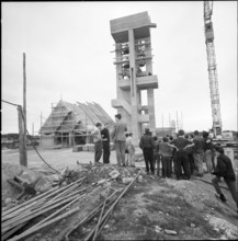 Church of Effretikon under construction 1960
