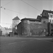 Town Wall, Schaffhausen, 1965