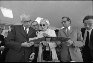 Gustav Heinemann in Switzerland, 1972