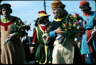Guild members; Sechseläuten in Zurich 1982