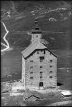 Old hospice on Simplon pass 1971