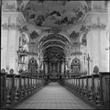 Monastery church St. Gallen, nave 1940