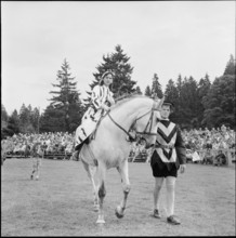 54th Marché-Concours Saignelégier, white horse, 1957
