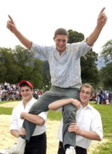Photo: walter l. keller, 2.9.2006, interlaken: unspunnenfest 2006. 1. federal young swingers' day