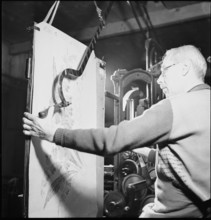 Man embroidery, 1945
