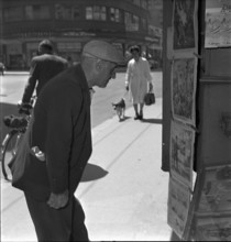 Scene from the Langstrasse in Zurich 1949
