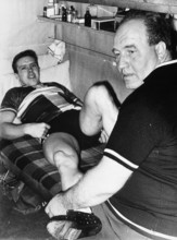 Zurich Sixdays 1964: Palle Lykke and masseur Gus Naessens