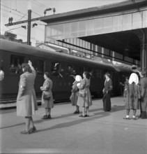 Farewell at the station