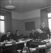 Meeting of the International Refugees Organization, IRO 1947