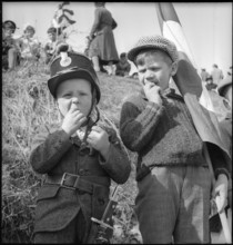 Boys in Chermignon, 1942