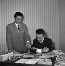 L'Illustré, employees of the magazine, 1965