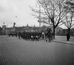 Preparations of the Sechselaeuten in Zurich, 1950