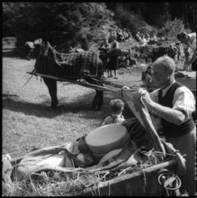 Farmer festival in the Justistal Valley, 1958