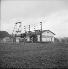 EKZ transformer station Saland 1951