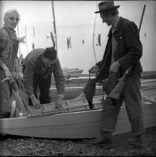 Hunting coots at the Untersee, 1964