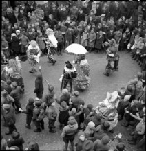 Carnival festivities in Schwyz, 1941