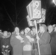 Demonstration on the day of the women's right to vote, 1961