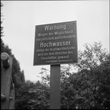 Warning Sign High Water, 1956