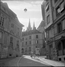 Rue du Château Neuchâtel 1950
