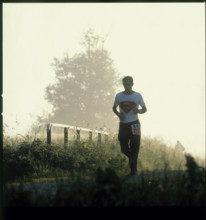 Runner, Biel 100 km run, 1979