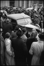 WW 2: Allied trade delegation, arrival in Berne, 1945