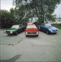Cars: Scirocco, Audi 80, VW Beetle, 1974