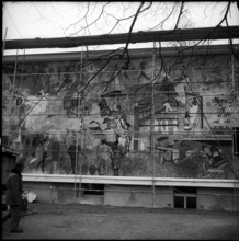 The Evolution of Humanity: Painting of 27m length and 7m width, inaugurated in 1954