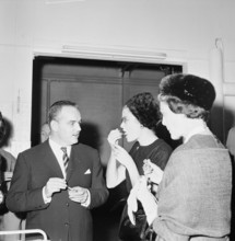 Prince Rainier and Grace of Monaco, Grace Kelly, visit Chocolat Suchard, 1960
